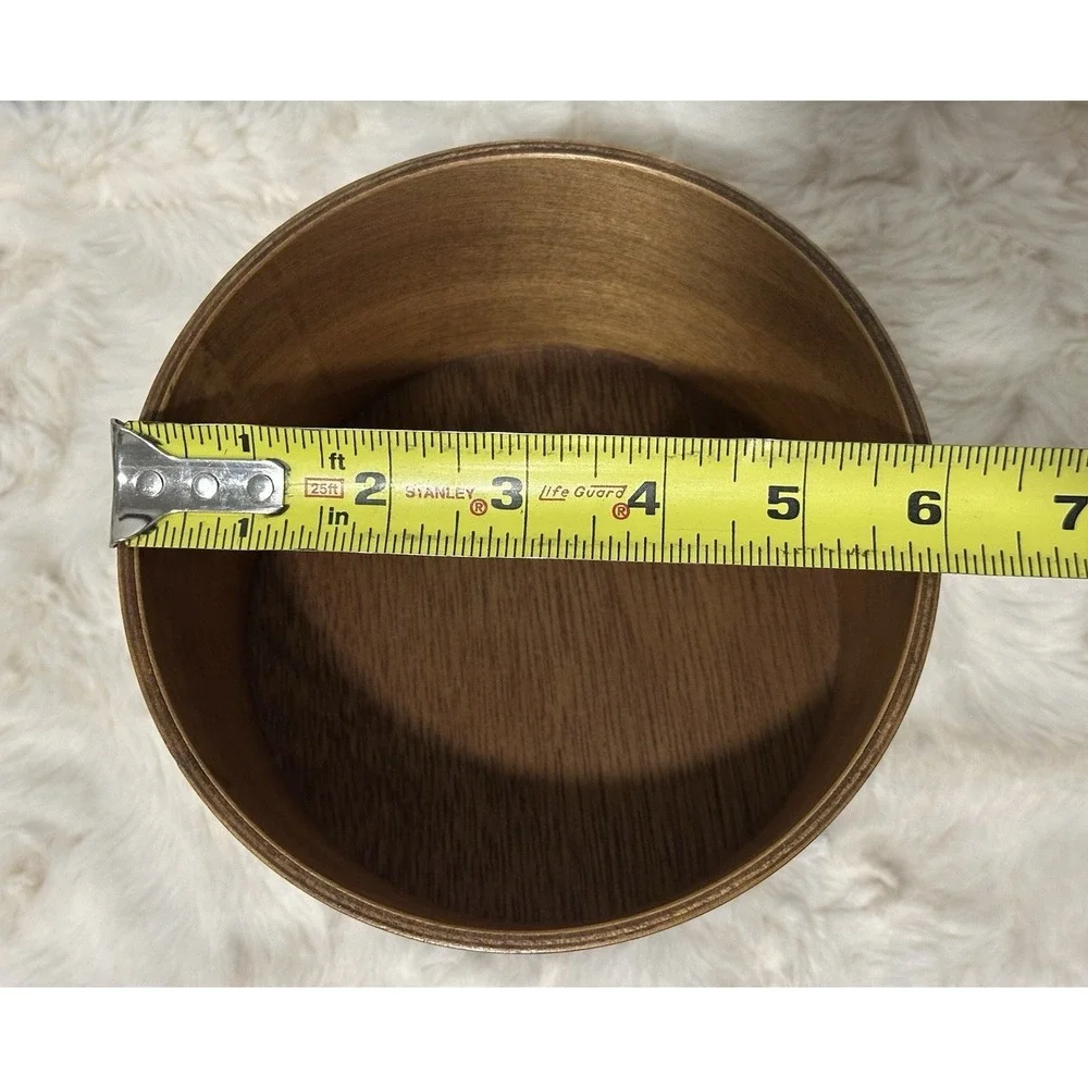 Vtg Nesting Bowls Nuts Chips Pretzels Peanuts Japan Barware MCM Teak Wood?